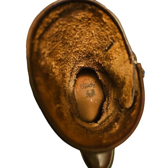 Rancho Women's Distressed Durango Style Platform heel boots - Picture 5 of 6